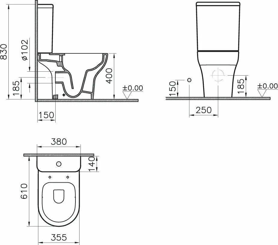 Унитаз напольный vitra. 9824b003-7207. Унитаз пристенный Vitra Zentrum 9824b003-7207. 9824b003-7207 Vitra. Унитаз-компакт Vitra Zentrum Rim-ex 9824b003-7207 безободковый.