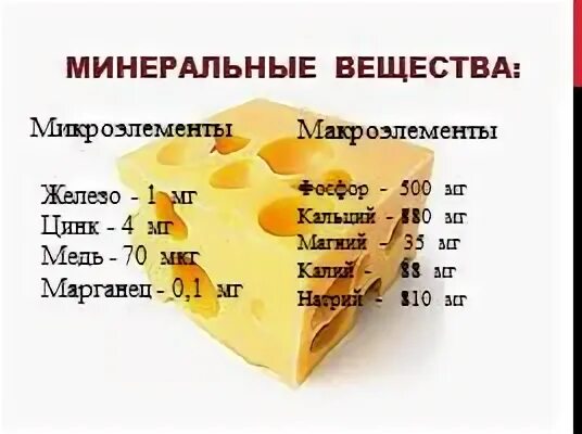Из чего состоит сыр