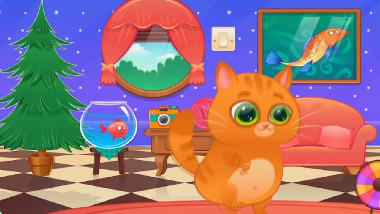 Бубу канал игрули. Кот бубу. bubbu новый год. снежная тема в игре bubbu.