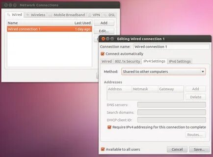 Network manager gnome