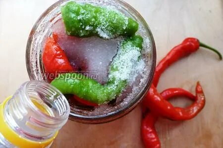 Рецепт маринованного острого маленького перца