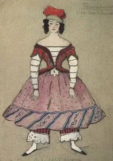Рисунок балерины из петрушки