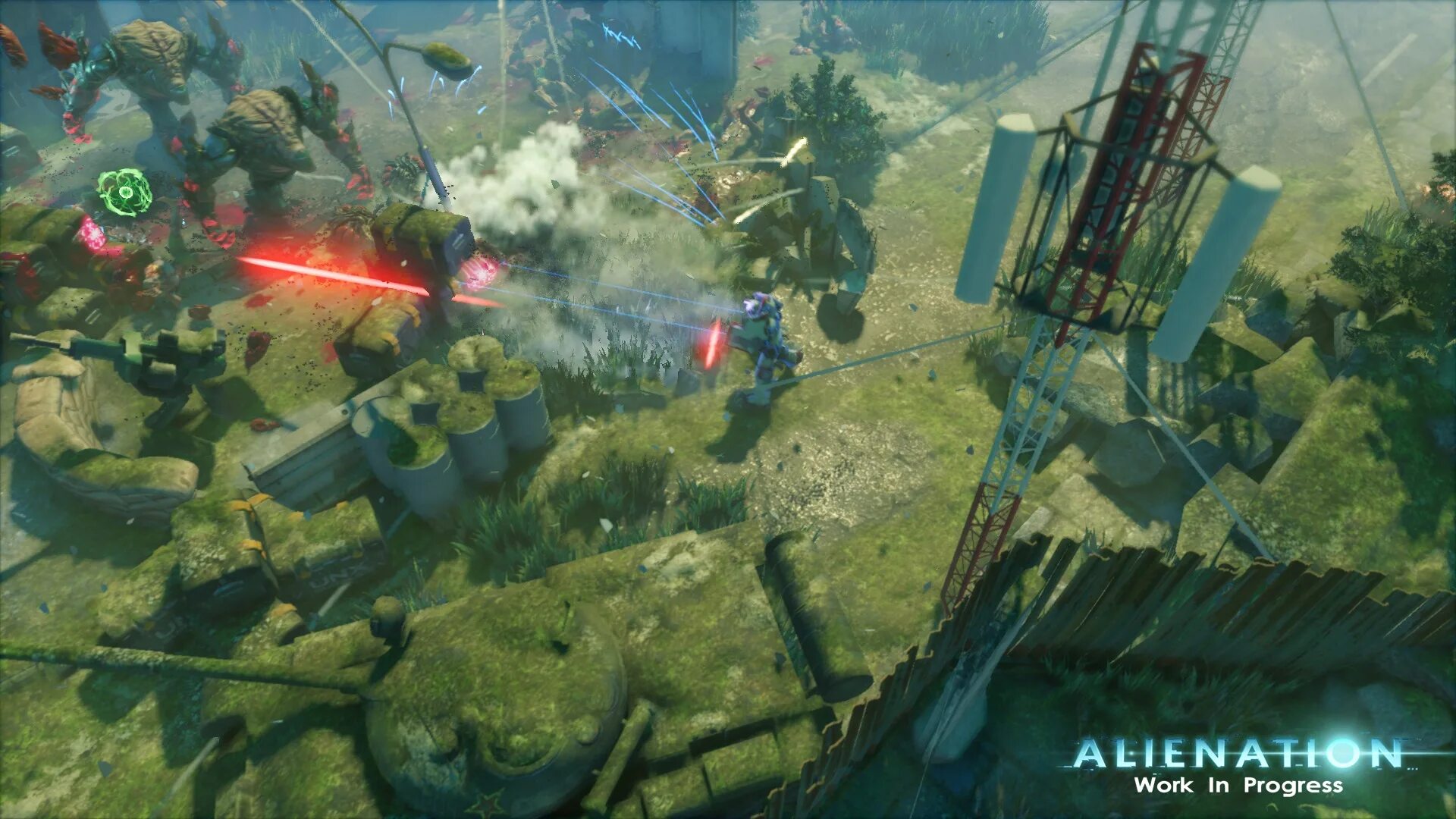 Игра 10 зона. Alienation ps4. Alienation игра пс4. Alienation — Housemarque. Alienation Скриншот.