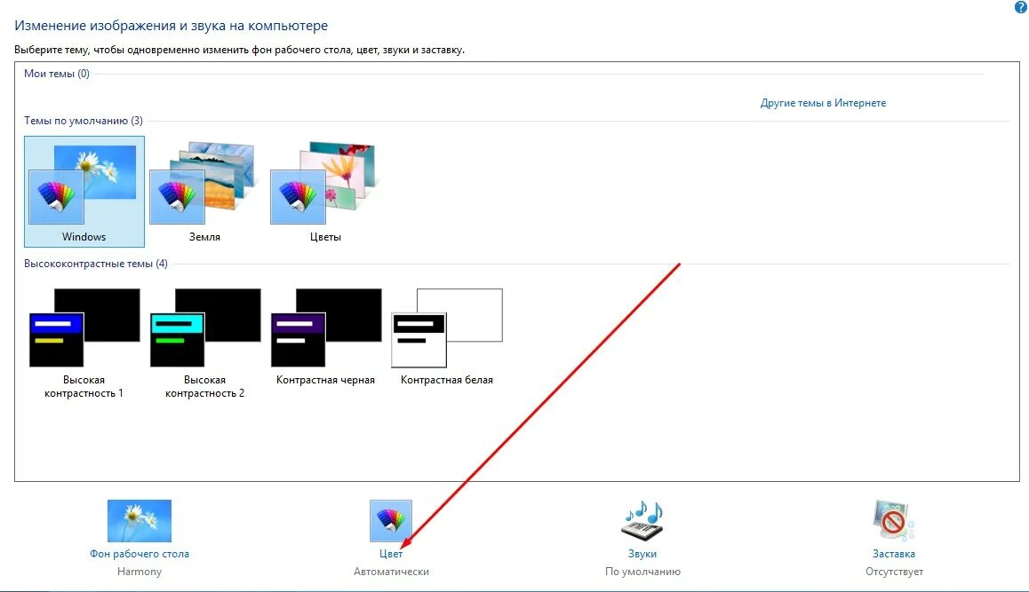 Personalization panel