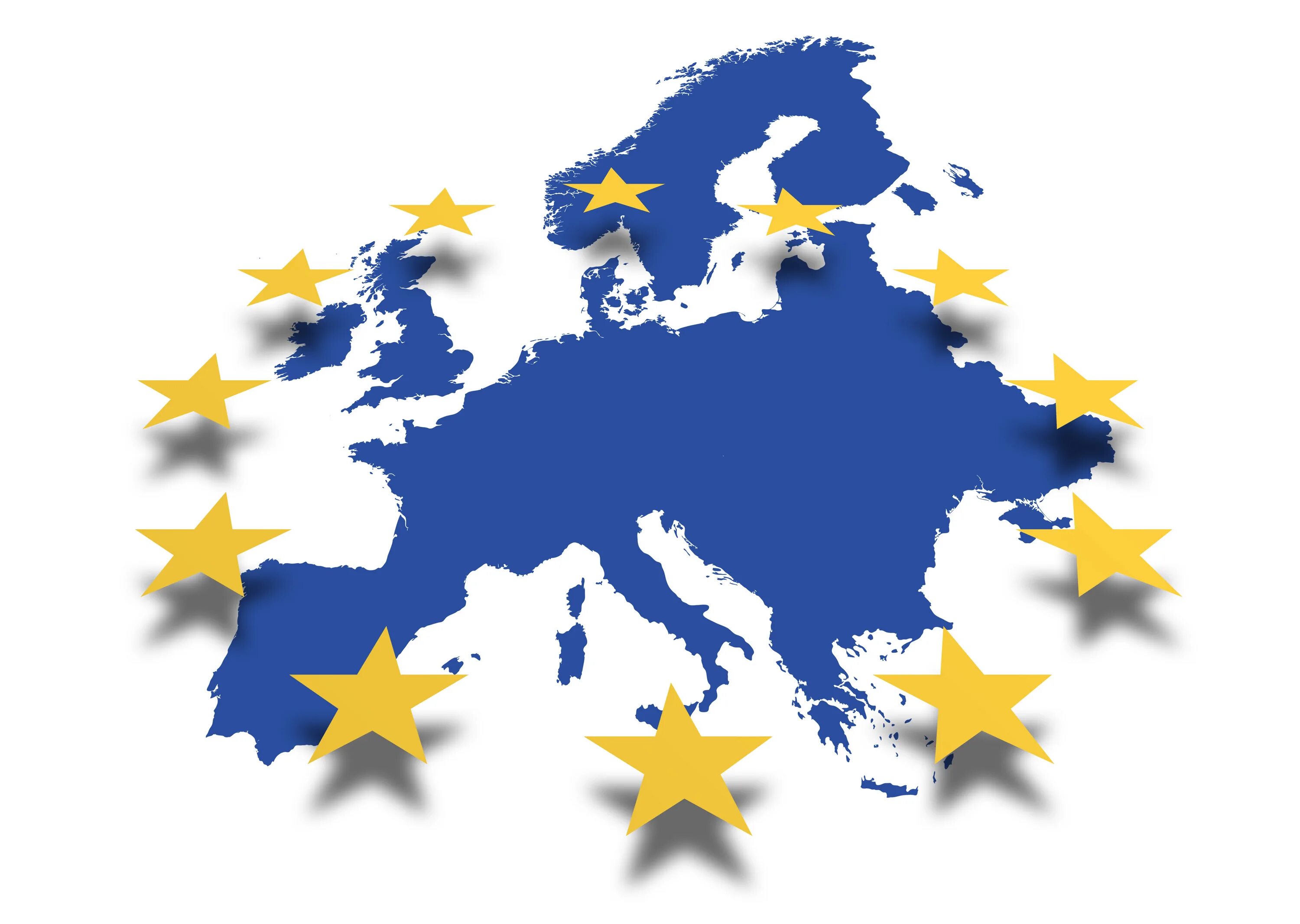 Европейский Союз. Евросоюз на прозрачном фоне. ЕС Европейский Союз. Символ европейского Союза.
