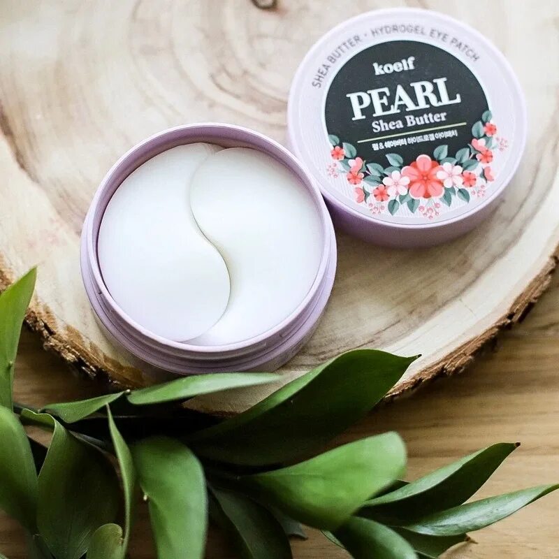 Pearl Shea Butter Hydrogel Eye Patch. Koelf Pearl Shea Butter Eye Patch. Koelf Hydro Gel Pearl & Shea Butter Eye Patch. Гидрогелевые патчи с жемчугом и маслом ши Pearl & Shea Butter Eye Patch 60 шт (30 пар). Hydro gel patch