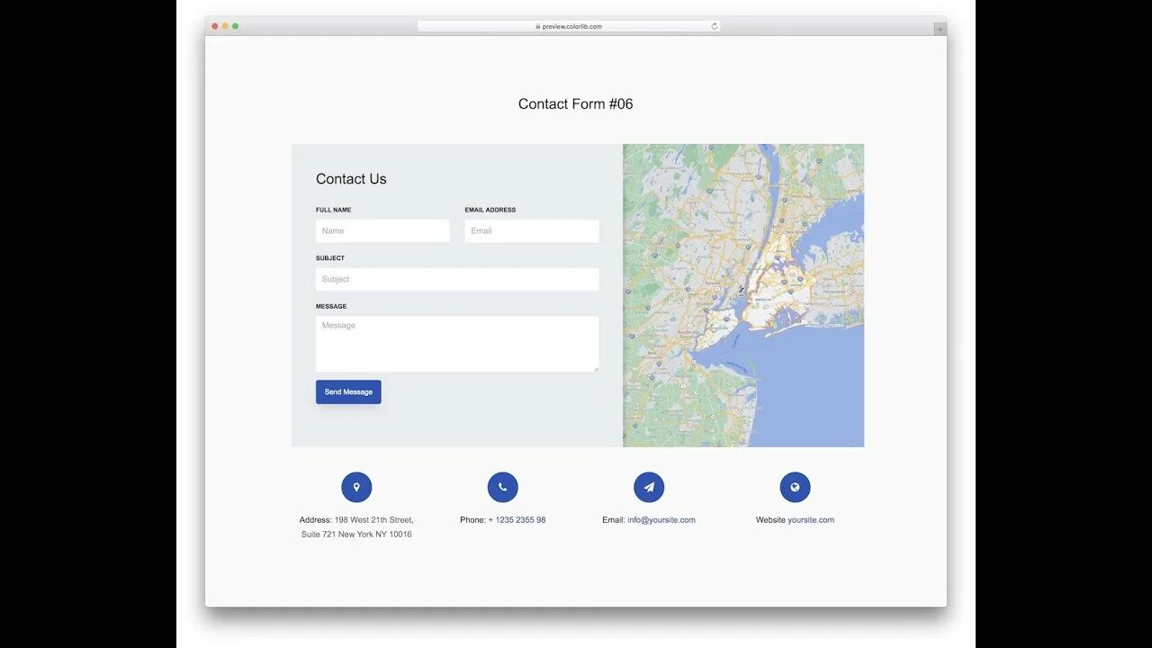 Contacts map