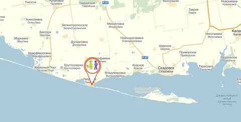 Скадовск херсонская область на карте