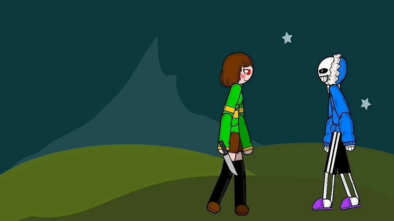 Битва санса и чары. Sans vs chara. санс vs чара. санс против чары. санс анимация.