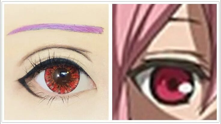 Как сделать макияж глаз аниме Anime Cosplay Fun Maximum Cosplay Anime eye makeup, Anime cosplay makeup, Cosp