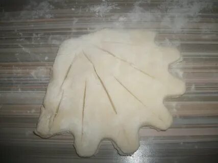 Ракушки из слоеного