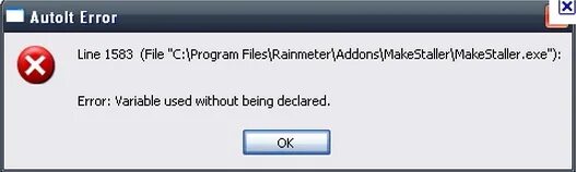 Autolt error line. Как убрать ошибку autoit error. как убрать ошибку autoit error line 25226.
