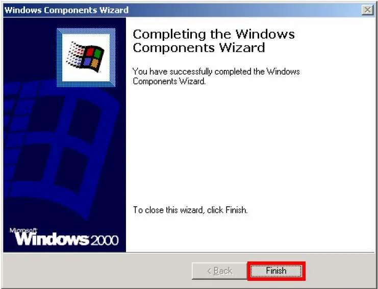 Windows component. Windows components. программа windows 2000.