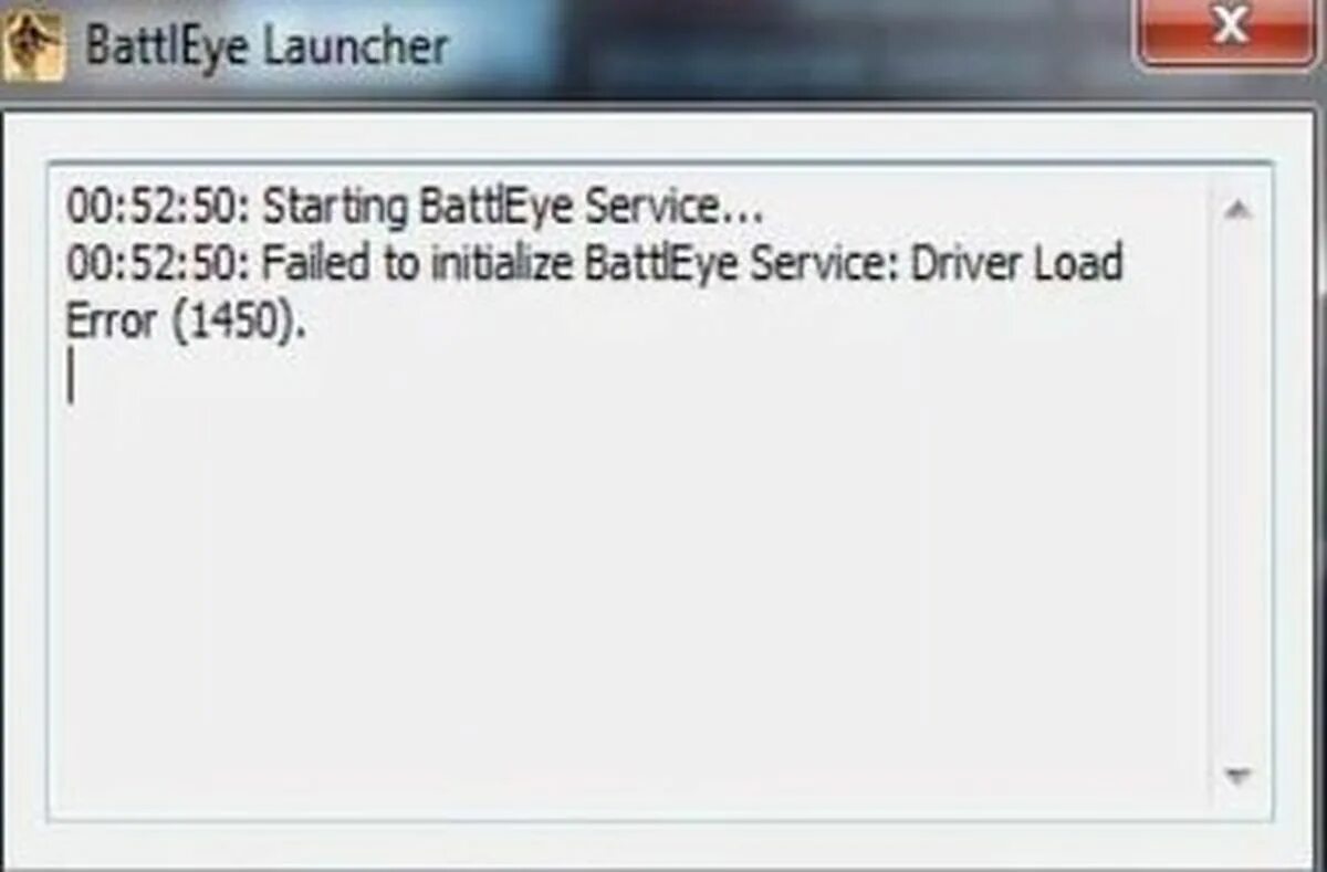 Battleye failed. Ошибка failed to initialize. Driver load Error. Failed to initialize BATTLEYE service: Driver load Error (1072).. ФОРТНАЙТ ошибка BATTLEYE Launcher.