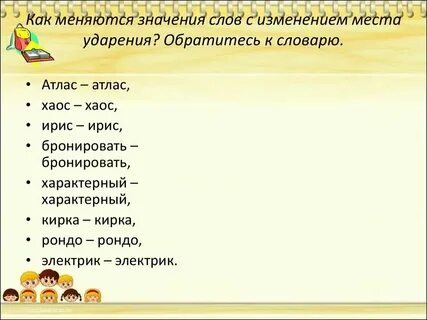 Угольный словосочетание с разными ударениями
