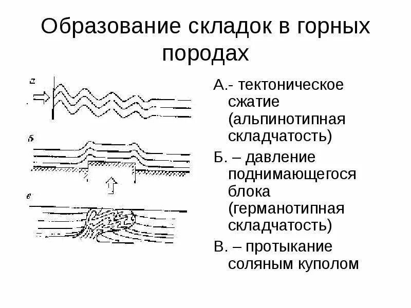 Почему образовываются складки. Типы складок горных пород. Геологические складки. Складки горных пород. Основные типы складок Геология.