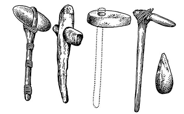 палка копалка орудие древнего человека. мотыга каменная неолит. орудие труда древних людей рисунки. древнее орудие труда. первые орудия древних людей.