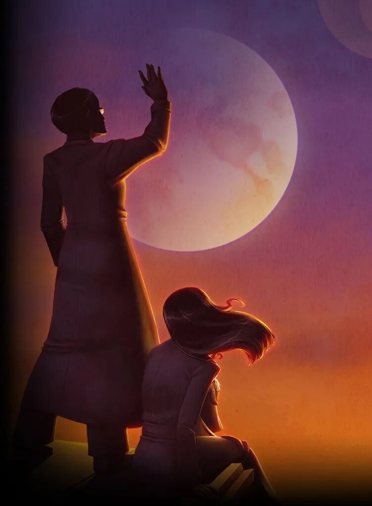 People to the moon. Луна с телескопом в глазу. To the moon ривер уайлс. Ривер ту зе мун. To the moon ривер уайлс.