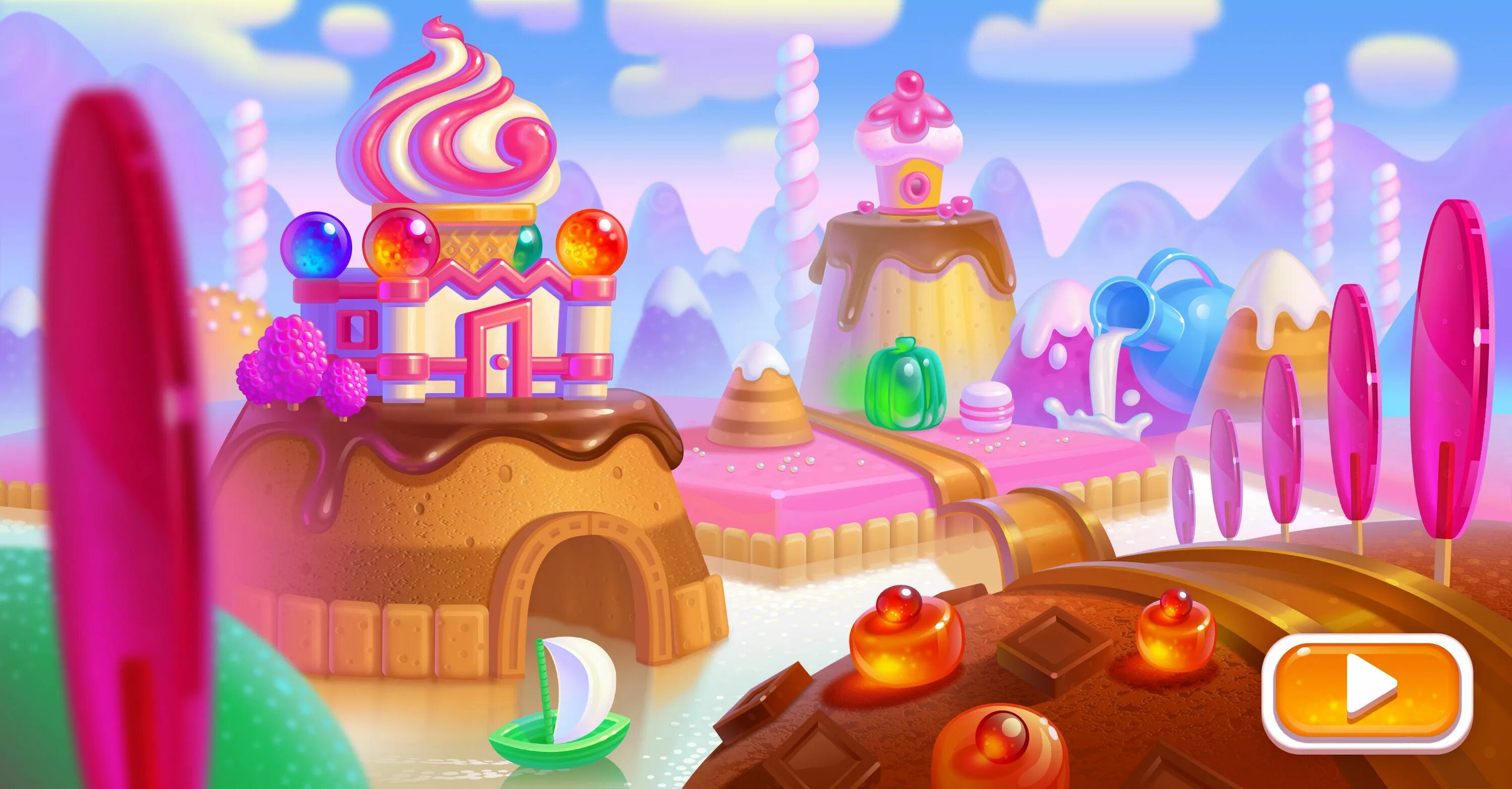Как называется игра где конфеты