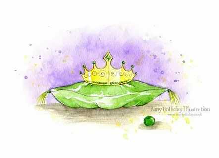 Картинка горошина из сказки