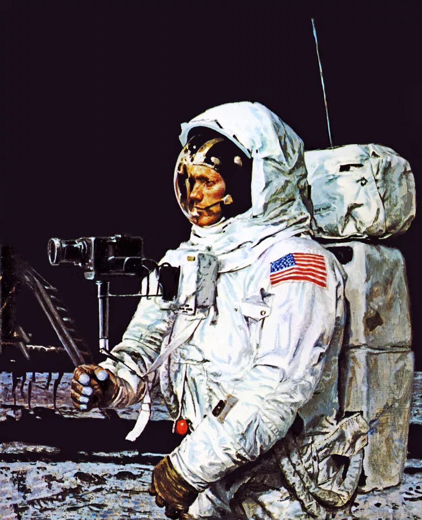 Armstrong on the moon. Армстронг на Луне. Первый человек вступивший на луну. Neil Armstrong on the Moon.