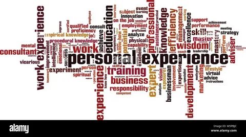 Personal experience