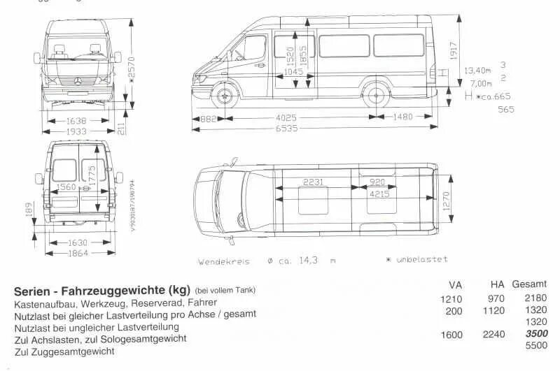 Мерседес спринтер классик размеры. Мерседес Спринтер чертеж с размерами. Mercedes-Benz Sprinter Размеры кузова. Mercedes Vito фургон чертёж. Спринтер 906 кузов габариты.