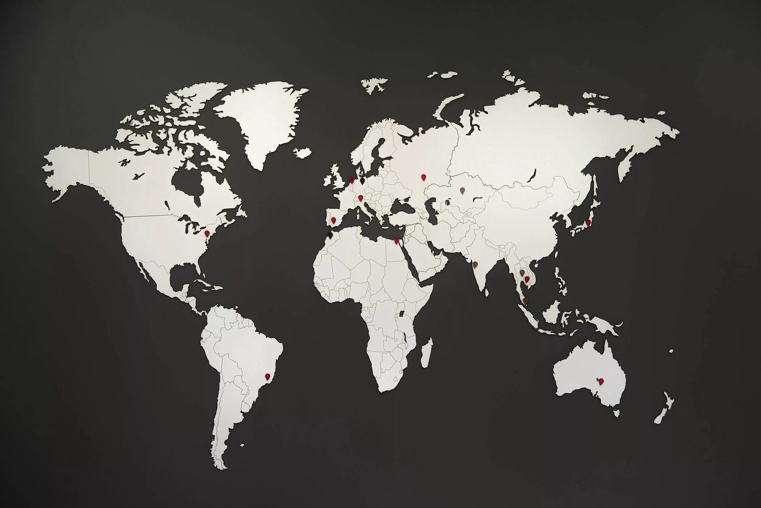 True world maps