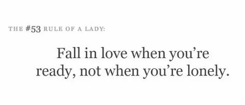 When you love