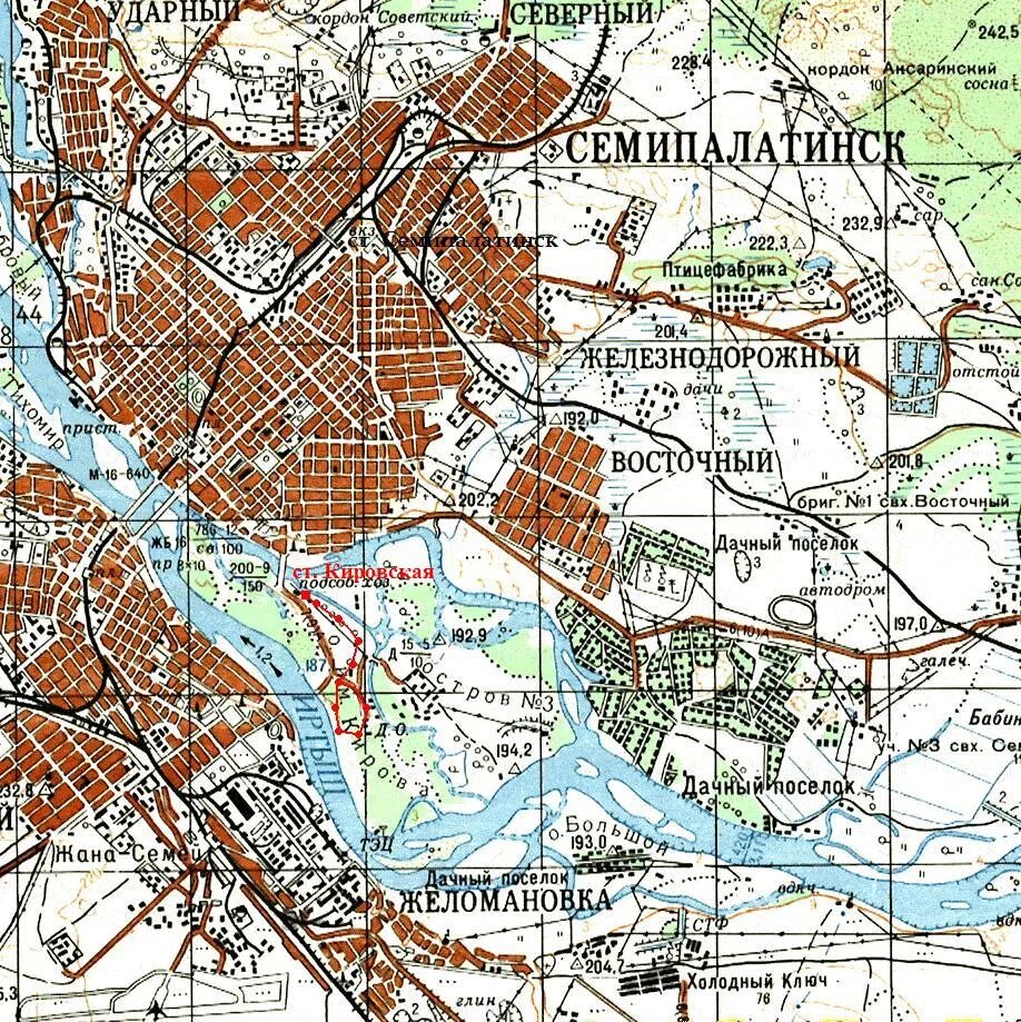 Сц семей где находится. Карта Семипалатинск карта. Карта Семипалатинской области 1960. Г.Семипалатинск на карте. Топографическая карта города Семипалатинск Казахстан.