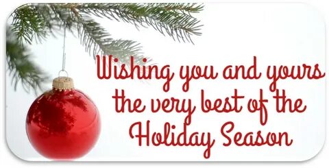 It is the happiest holiday