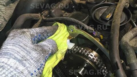 Замена цепи фольксваген тигуан 1.4 tsi