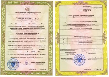 Документы лицея
