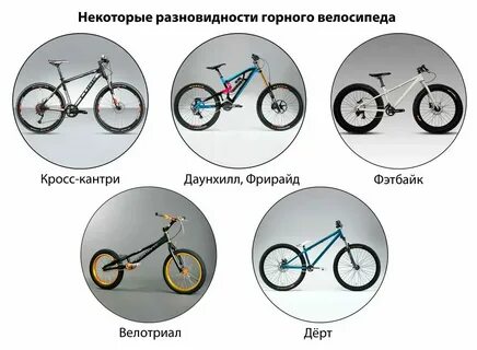 Горные велосипеды отличия