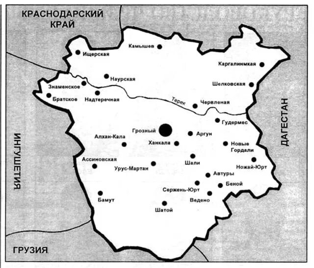 Ичкерия это что за страна где находится. Чеченская Республика карта Чеченской Республики. Чеченская Республика Ичкерия карта. Города Чеченской Республики на карте. Карта Чечни 1999.