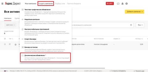 Товарная кампания форматы