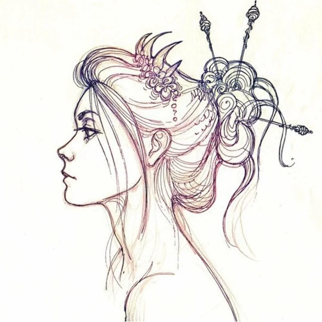 Девушка карандашом. Девушка эскиз легко. Зарисовки девушек. Цири арт кулаковская. Девушка рисунок.