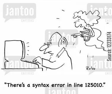 Syntax error at line