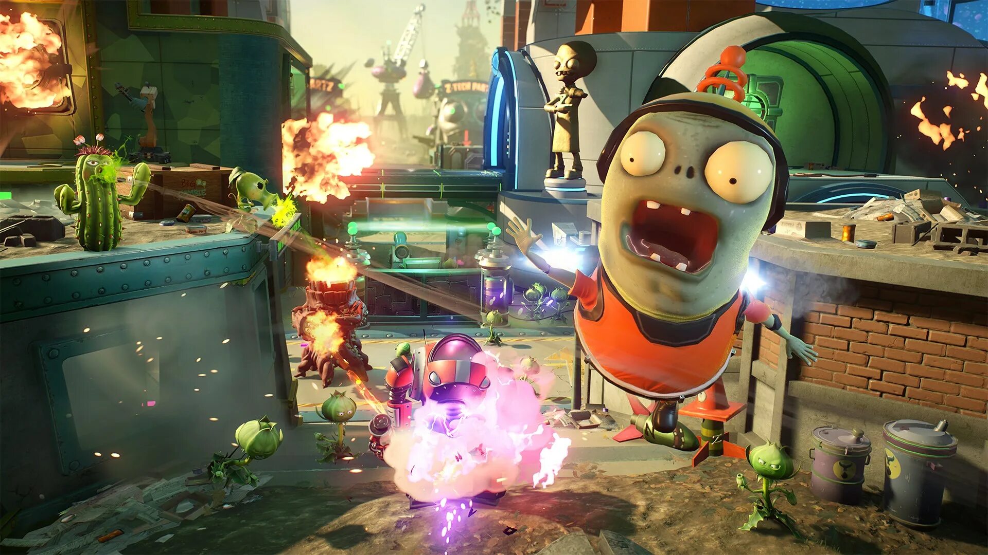 Растения против зомби Гарден варфаер 2. Растения против зомби Garden Warfare. Plants vs Zombies Garden Warfare 2 Xbox one. Игры битвы зомби против зомби