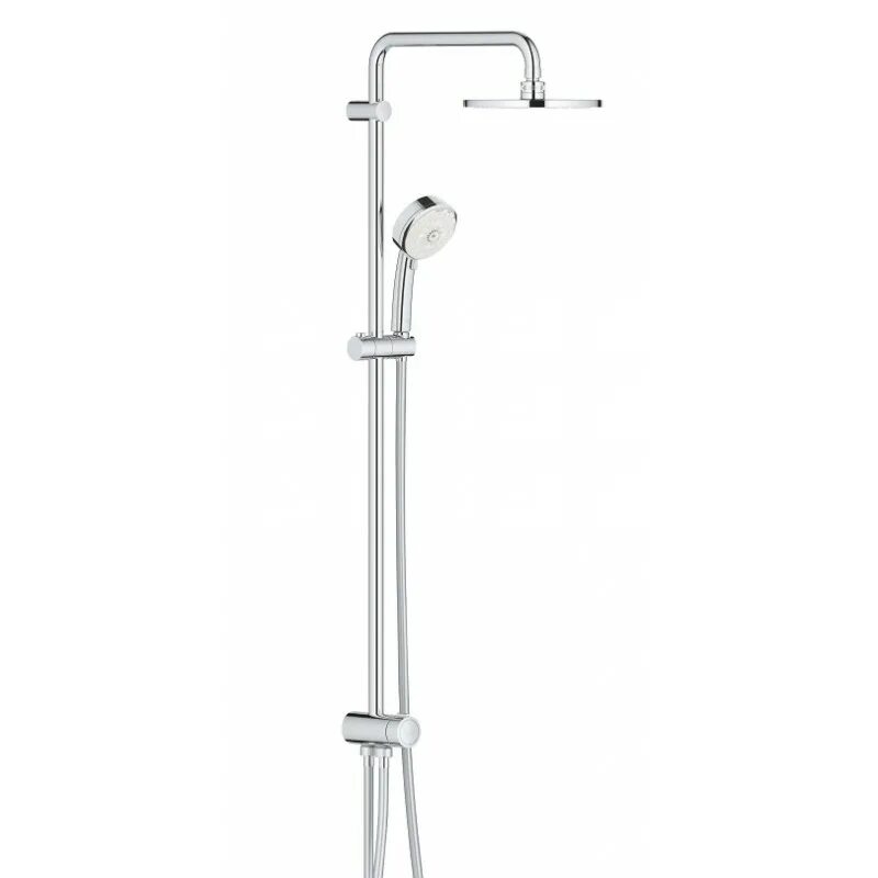 Система grohe new. 26453001 grohe. душевая система grohe new tempesta 200. душевая стойка grohe new tempesta 200 26452001. 26453001 new tempesta cosmopolitan 200 душевая система с переключателем.