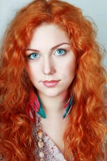 Red hair blue eyes