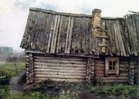 Около живописного старого дома неподалеку