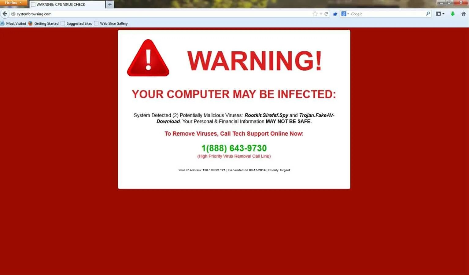 Your computer is blocking