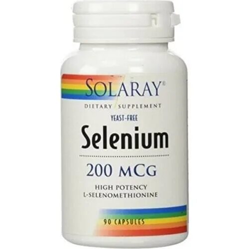 Селен сша. Селениум 200 MCG. Selenium Solaray 90 yeast. Соларей селен 200 мг. Селениум витамины.