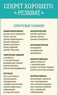 Что пишут в профессиональных навыках в резюме