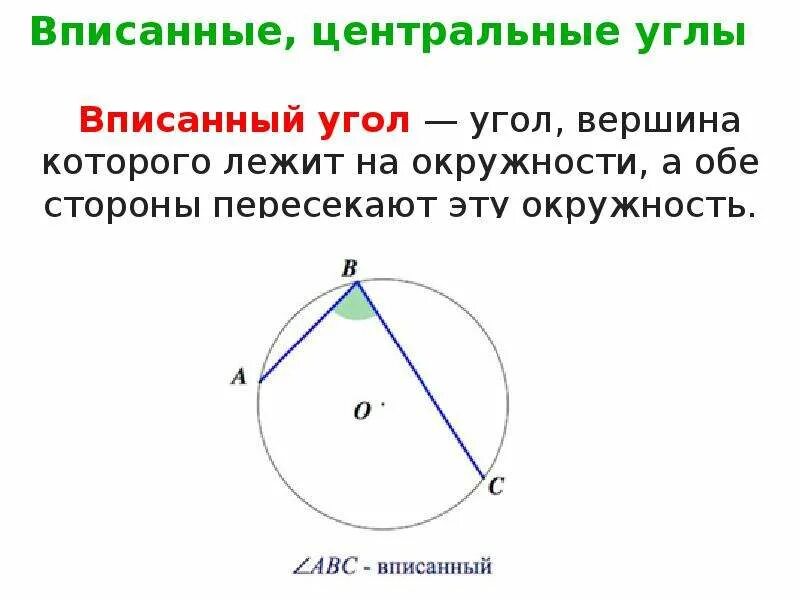 Дайте определение центрального и вписанного углов. Центральные и вписанные углы. Центральные и вписанные углы формулы. Центральные и вписанные углы свойства. Центральные и вписанные углы теория.