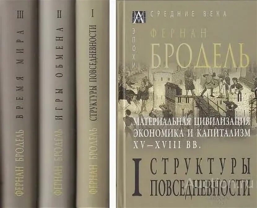 Книга материальная цивилизация. Бродель материальная цивилизация экономика и капитализм. бродель очерки истории.