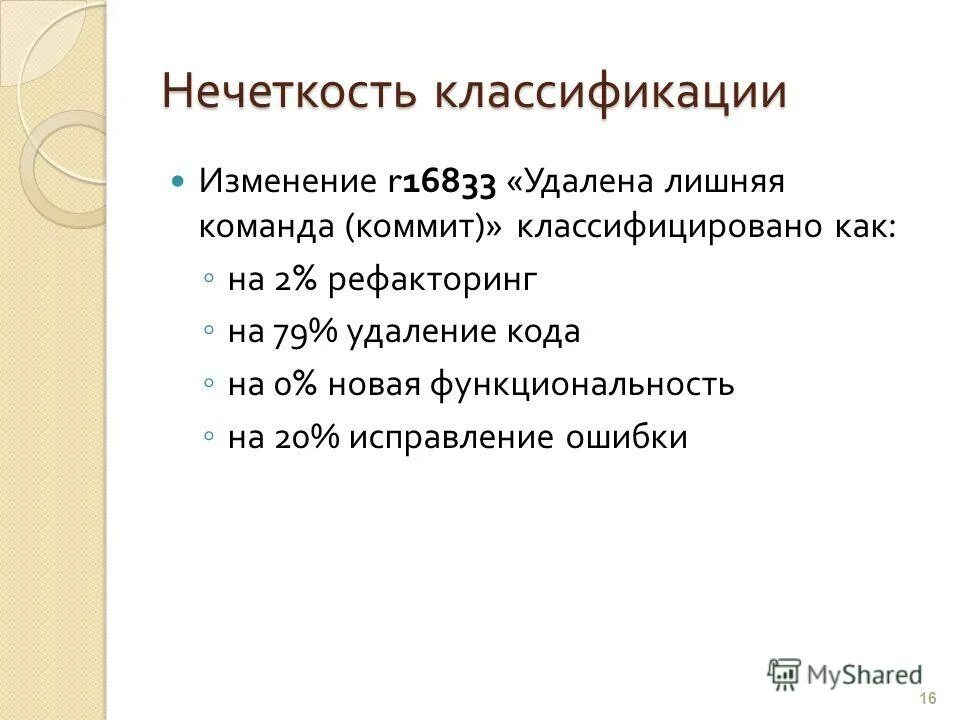 Классификация поправки. Классификация изменений. Изменение классификационного кода может повлечь. Изменения на r. На что не влияет изменение классификационного кода.