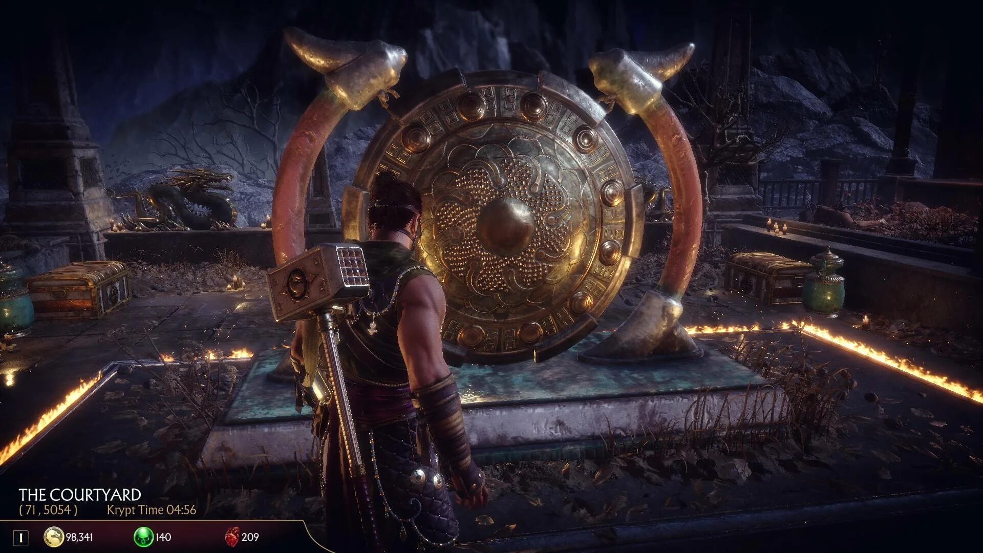 Mk11 крипта. Mortal kombat 11 krypt. mortal kombat krypt. мортал комбат 11 крипта молот.
