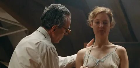 Daniel Day-Lewis and Vicky Krieps in Phantom Thread (2017) 